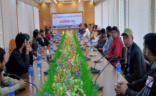 কমলগঞ্জে মাহে রমজানে নিত্যপণ্যের বাজার স্থিতিশীল রাখতে মতবিনিময় সভা 
