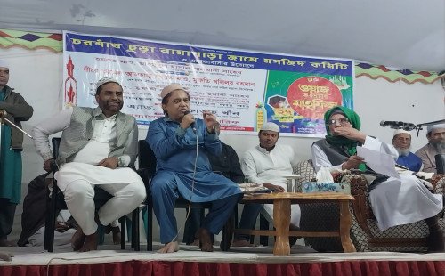 গফরগাঁওয়ে ওয়াজ ও দোয়া মাহফিল অনুষ্ঠিত 