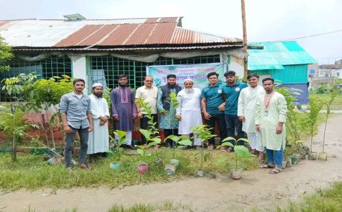কিশোরগঞ্জের যুব শক্তি ব্লাড ডোনেশনের বৃক্ষরোপন কর্মসূচি অনুষ্ঠিত 