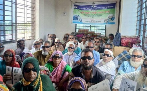 মিঠামইনে ডাস’র চক্ষু শিবিরে বাছাই করা ২০৫ জনের মধ্যে ১৫০ জনের লেন্সসহ ছানি অপারেশন সম্পন্ন 