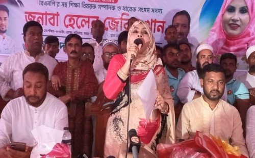 গণতন্ত্র প্রতিষ্ঠা করতে চাওয়ায় তারেক রহমানের মেরুদন্ডও ভেঙ্গে দেয়া হয়-হেলেন জেরিন খান 