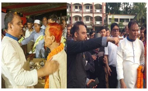 নাগেরপাড়ায় স্বপন দপ্তরীর কবর জিয়ারত করলেন মিয়া নুরুদ্দিন অপু 